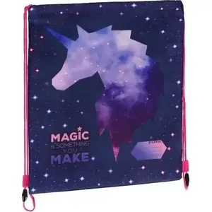 Skolas soma uz pleca STARPAK Galaxy Unicorn bērniem — vienas lences nēsāšana