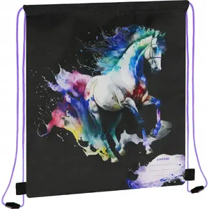 Pleca soma STARPAK Cuties Horses STK-00 PB — bērnu soma ar zirgu apdruku