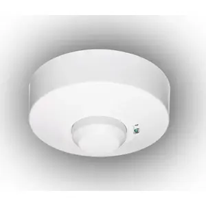 Plastrol микроволновый датчик движения CR-M1/ON/BIAŁY накладной 1200W/300W IP20 дальность 8 м