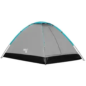 Палатка туристическая Nils Extreme NC3021 — серая, 2–3 человека