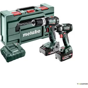 Akumulatorskrūvgriezis/urbjmašīna ar sitienfunkciju Metabones Metabo BSLBL+SSD200LTBL ar akumulatoru un lādētāju (685199000)