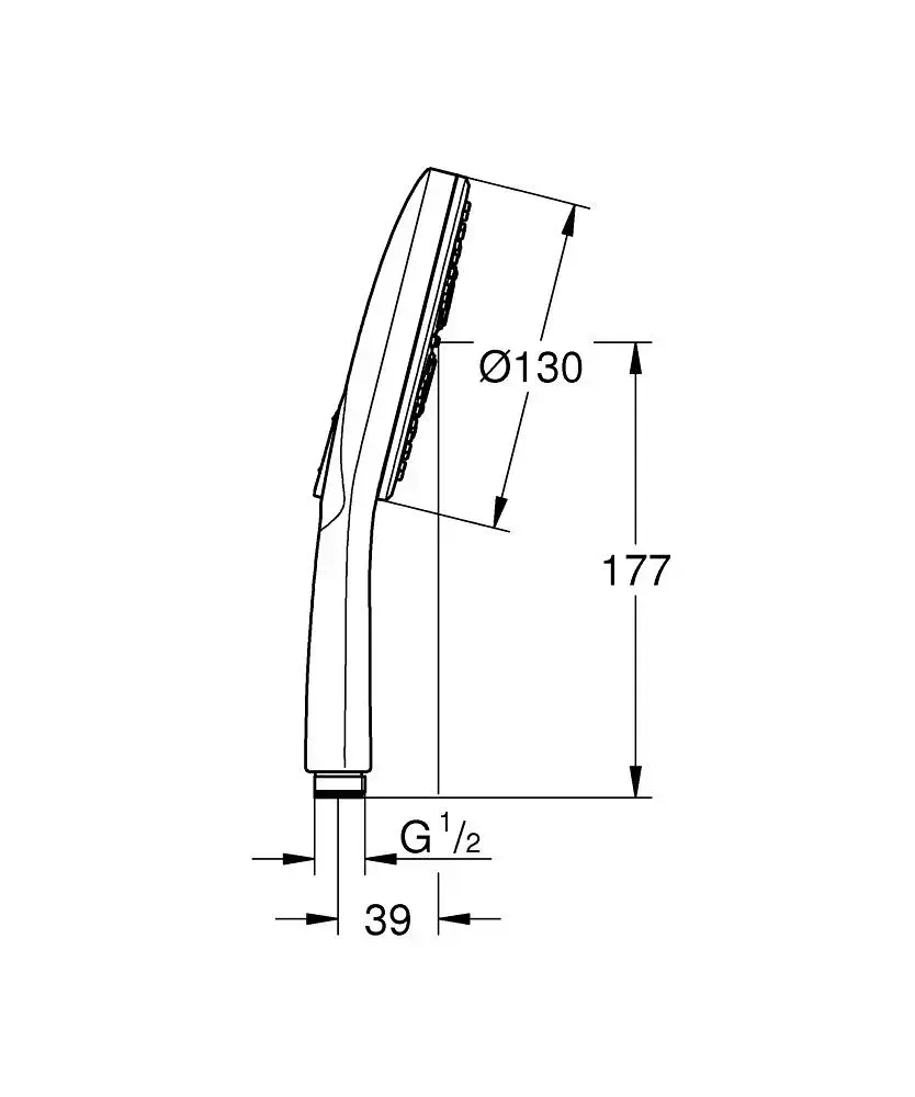 Dušas galva GROHE Rainshower SmartActive 130 Photo 5