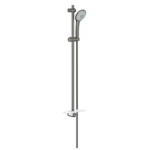 Душевая система GROHE Euphoria 110 Massage Graphite – настенный комплект с ручным душем Ø110 мм