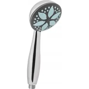 Shower Handset INVENA AS-54-001-L, single-function chrome showerhead