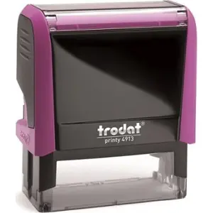 Печать Trodat Printy 4913 с само-чернильным механизмом — фиолетовая краска, компактный размер