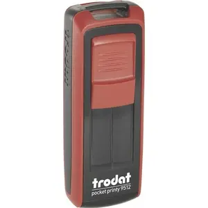 Карманная печать Trodat Pocket Printy 9512 красная — компактная штамповка