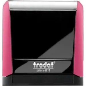 Самонапечатывающая штемпель Trodat Printy 4913, розовый корпус, компактный
