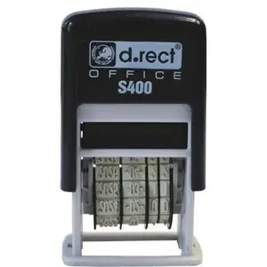Date stamp D.Rect ISO S400 black — D.Rect model 215586