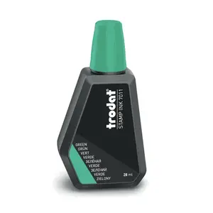 Картридж чернильный Trodat 7011 GREEN, зелёная печать, 44×22×80 мм, 1 шт.