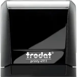 Печать Trodat 4911 — самонаборная штамп-печать, черный оттиск 38×14 мм