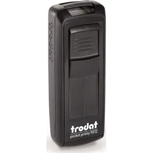 Печать Trodat Pocket Printy 9512 — карманная самонабивная печать, чёрные чернила