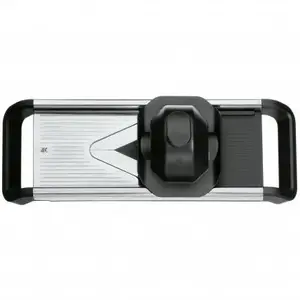Терка плоская WMF 0686106040 из нержавеющей стали, 125×370 мм, черная ручка
