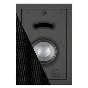 Жёсткая решётка Audac GLM02, прямоугольная чёрная защитная решётка, 98.1×146.1×3.3 мм