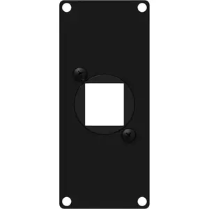 CAYMON mounting frame CASY with Keystone adapter, 1-module, black