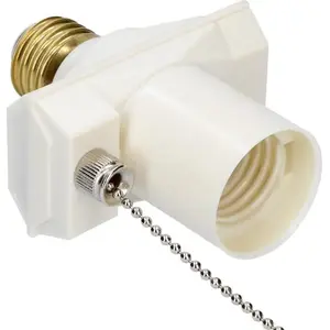 Lamp holder Timex E27 with inline switch OPW E-27 (OPG) — E27 screw socket with on/off switch