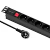 PDU 1U QOLTEC 16A 8×French 2m Photo 3