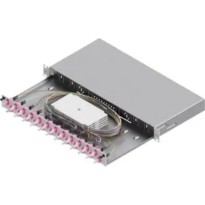 Патч-панель EASYLAN LWL-Spleissbox Grade C 48,26 см 19" 1U 24 порта LC-Duplex OM4