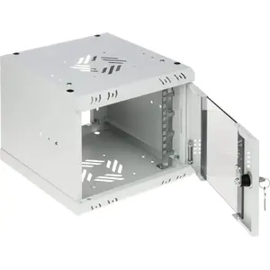 Wall-Mount Rack Cabinet lms data R10-4U/300-GG-V2 — 4U, 300 mm depth, steel