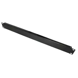 Rack blank panel Alcasa GC-N0042 — steel, black, 1U