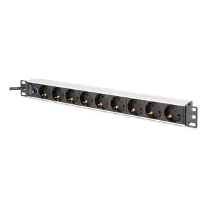 Power distribution unit DIGIT DN-95437 — 9x Type F outlets, 1U rack, 2 m cable, 16 A, C14