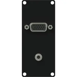VGA and 3.5mm Mini‑Jack Module CAYMON CASY151/B — VGA video and stereo audio connector module
