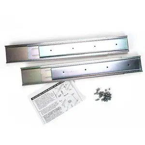 Slīdņu komplekts Vertiv Liebert RMKIT1832 priekš 18–32" skapjiem, sudrabots, maksimālā slodze 90 kg