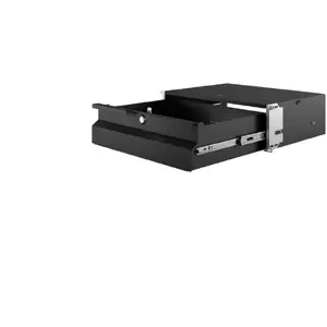 Rack drawer with lock Stalflex 19" 3U 320mm black — for tools, equipment and documents