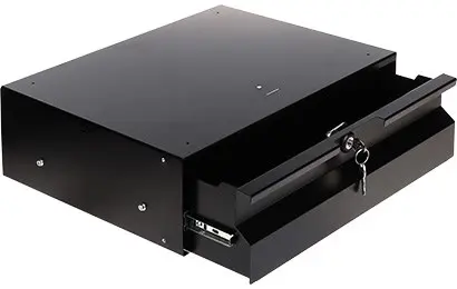 Atvilktne ar slēdzeni Stalflex 19" 3U