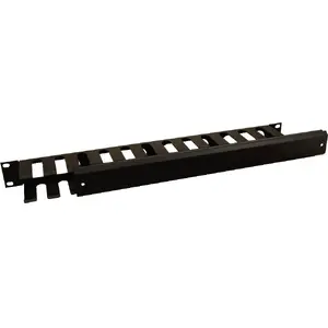 Organizer rack PULSAR RAOK-1M 1U horizontal metal cable organizer with cover for RACK cabinets