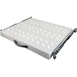 Rack shelf Alantec 19" 1U, depth 570 mm, gray, 4 mounting points (SA-PW-19-1U-570-4-S)