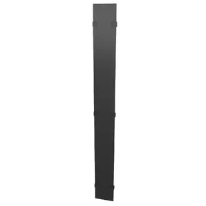 Kabeļu pārvaldības panelis Vertiv VRA1020, metāla korpuss, melns, komplekts 2 gab.