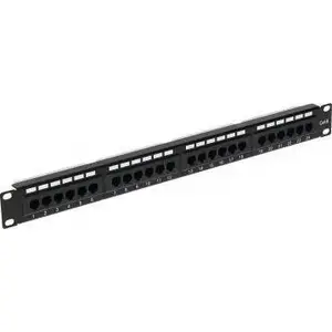 Patch panel 24× RJ‑45 Delta PP-24/RJ/6 — 24 portu tīkla paneļa priekš vara Ethernet