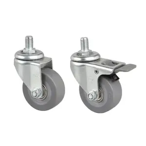 Castor wheels CAYMON PR210WS for racks, steel, pack of 4