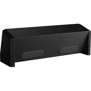 Desktop mounting module enclosure CAYMON CASY018G/B for 8 modules with cable grommet, black