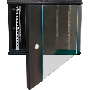 Настенный серверный шкаф Delta EPRADO-R19-9U/600-BLUE — 9U, 19", глубина 600 мм, синий