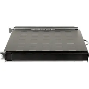 Выдвижная полка NA P19S/350/B, модель P19S/350/B, черная, глубина 350 мм