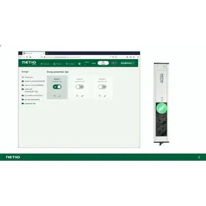 Rakešu komplekts Netio MK3 PowerBOX-19 vertikāls 3Px — Netio piederums PowerBOX-19 montāžai