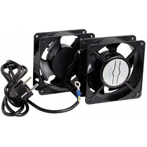 Rack cabinet fan PULSAR RAW2 — mounting for 19" cabinets, model RAW2