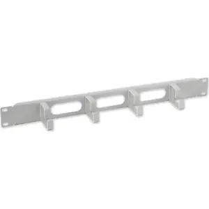 Kabeļu organizators 19" 1U ar 4 āķiem, pelēks — No name 712101