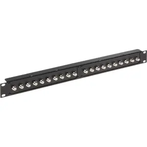 Patch panel 19" Delta G-20F/R19 — 20x F-type sockets for coaxial connections