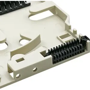 Fiber optic fusion splice tray cassette Alantec FOC-12K — 12-splice capacity with fiber organizer and exit separator