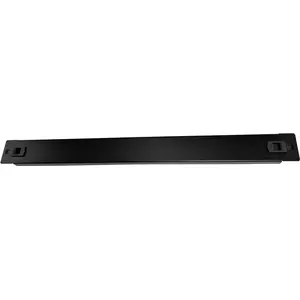 Rack blank panel 1U 19" Alantec PK063, metal, clip-mount, black