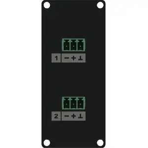 Terminal block module CAYMON CASY138/B — 2x 3-pin screw/plug connector module