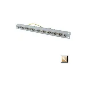Patch panel 19" Telegaertner 24xRJ45 shielded Cat6 A0050