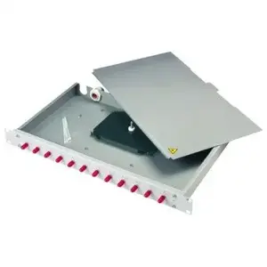 Оптический патч-панель Telegärtner 19" FO-PP BAS-ECO 1U 24 LC duplex OM5 с предустановленными адаптерами