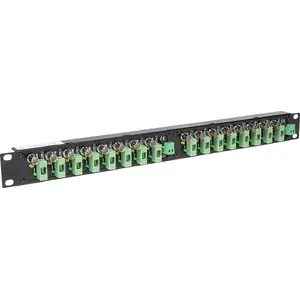 Patch panel 19" Delta 16x BNC G-16/R19 — 19-inch 16 BNC ports