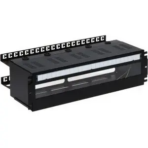 Rack fuse enclosure PULSAR A19-TS-35/OB-3U/160 for 19" rack, 3U height, 160 mm depth