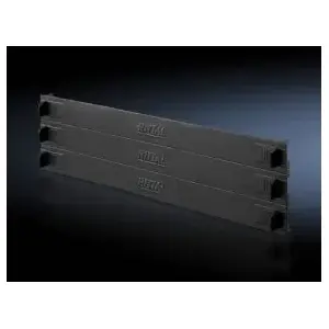Rack accessory panel, Rittal 7151.305, plastic housing, black, pack of 3