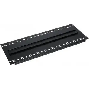 Rack mounting plate PULSAR 19" 4U A19-TS-35/BL-4U, steel 4U panel for 19-inch racks