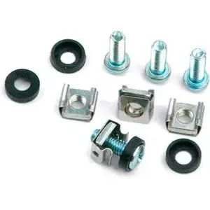 19" mounting set EQUIP — Steel rack mounting kit for 19-inch cabinets